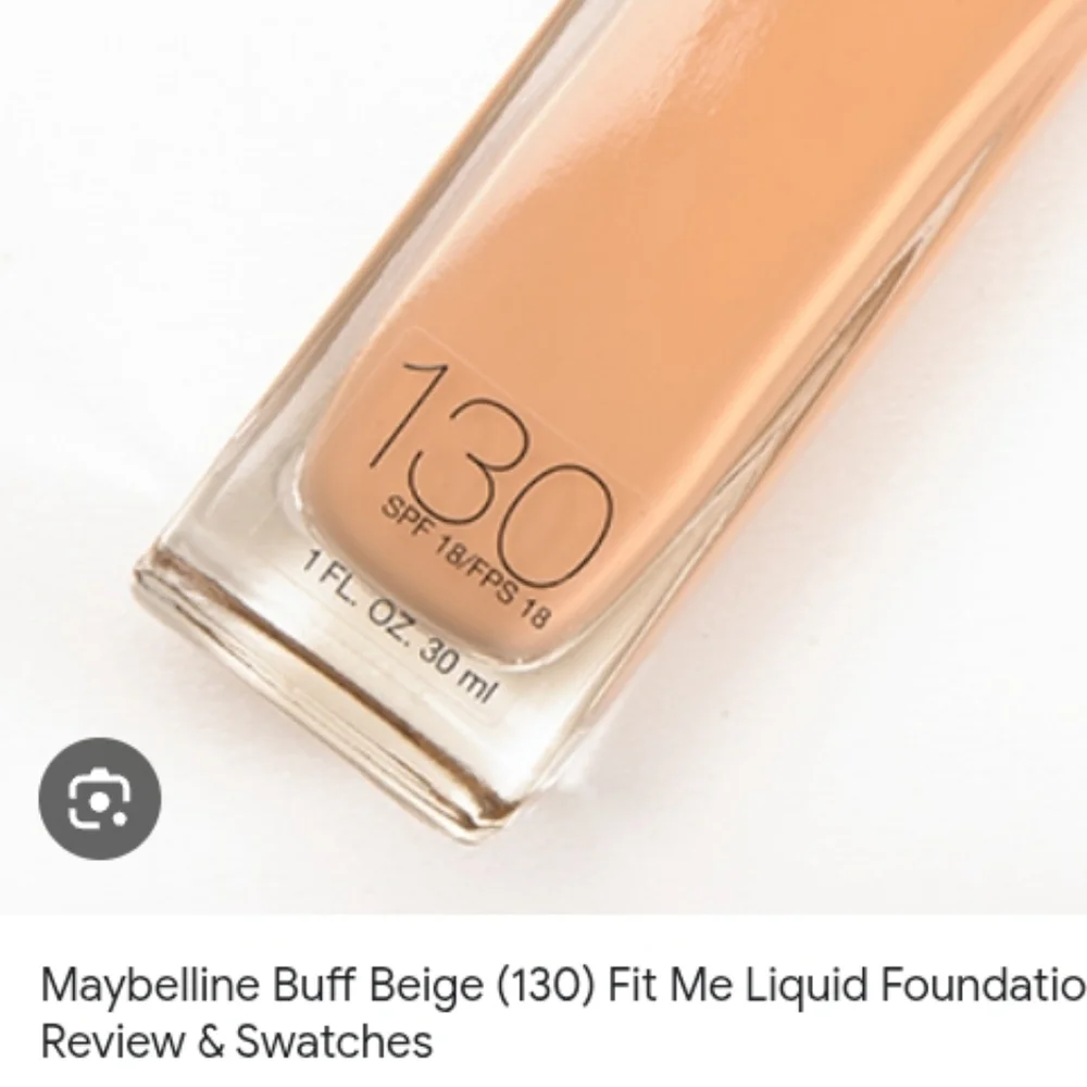 Maybelline Fit Me Foundation - Buff Beige 130 with SPF 18